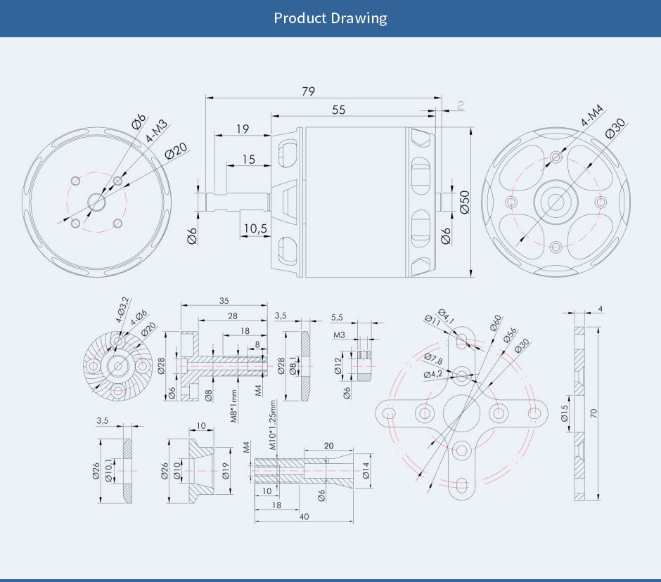 TMOTOR-Fixed-Wing-Brushless-Motor-AT4130