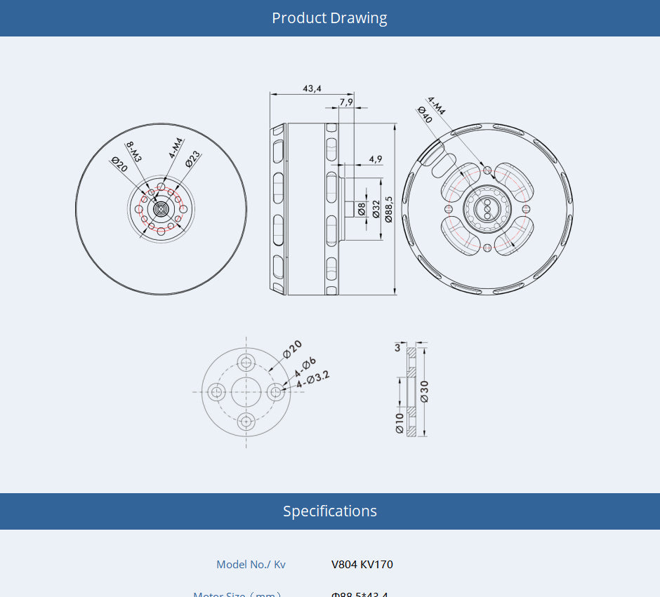 TMOTOR-Multirotor-Brushless-Motor-V804