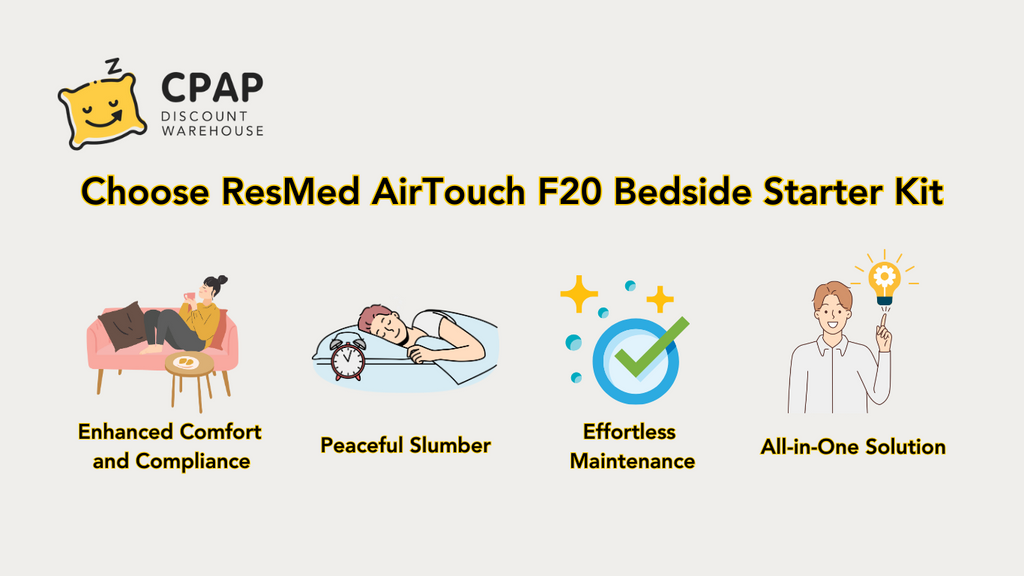 Why Choose the ResMed AirTouch F20 Bedside Starter Kit?