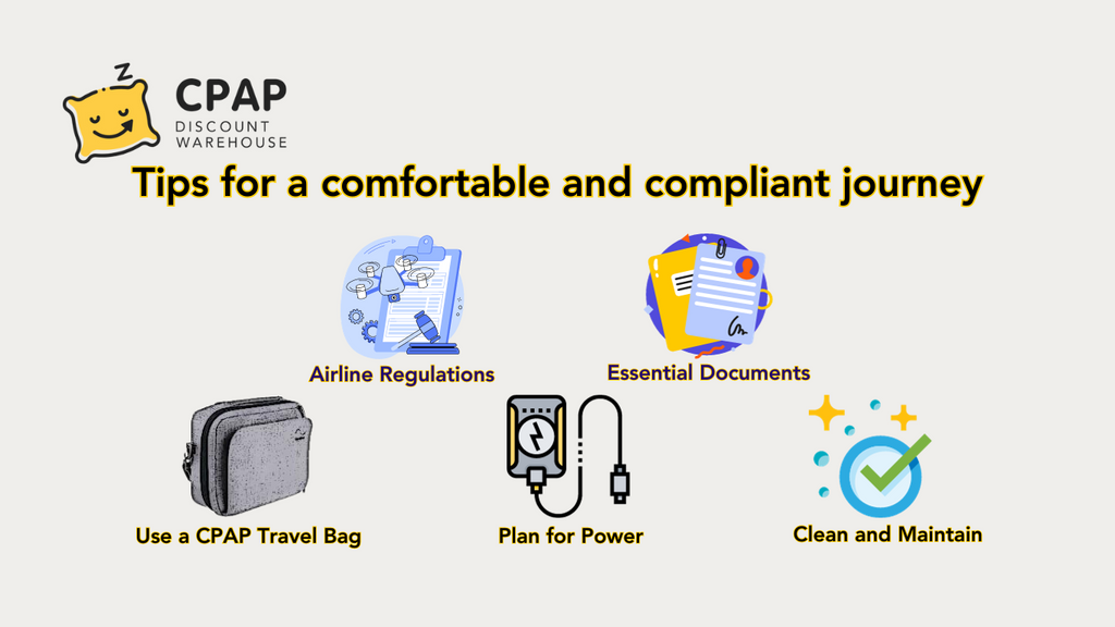 Tips for a comfortable and compliant journey