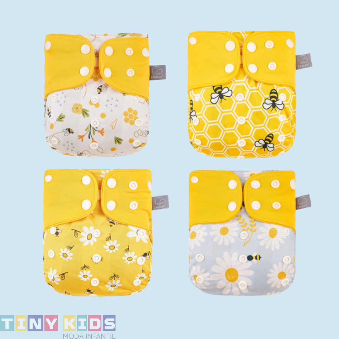 Kit 4 Unidades Fraldas ECO 2