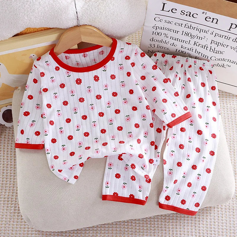Pijama infantil de algodão puro 8