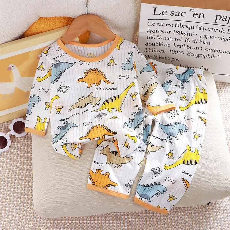 Pijama infantil de algodão puro 2