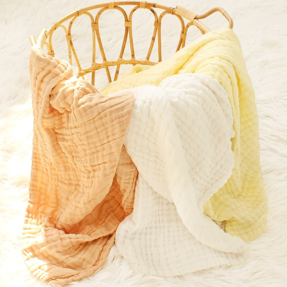 Kit Com 3 Mantas Musselina Swaddle 2