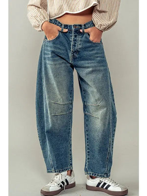 Essence Barrel Jean - Lighthouse Boutique 
