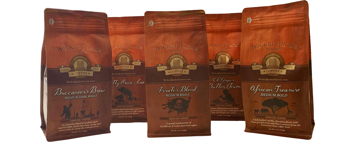 Wicked Jack's Coffee Nutty Coco-Lua, Single-Serve Pods 12 ct Medium Ro –  Aroma Ridge Coffee Roasters