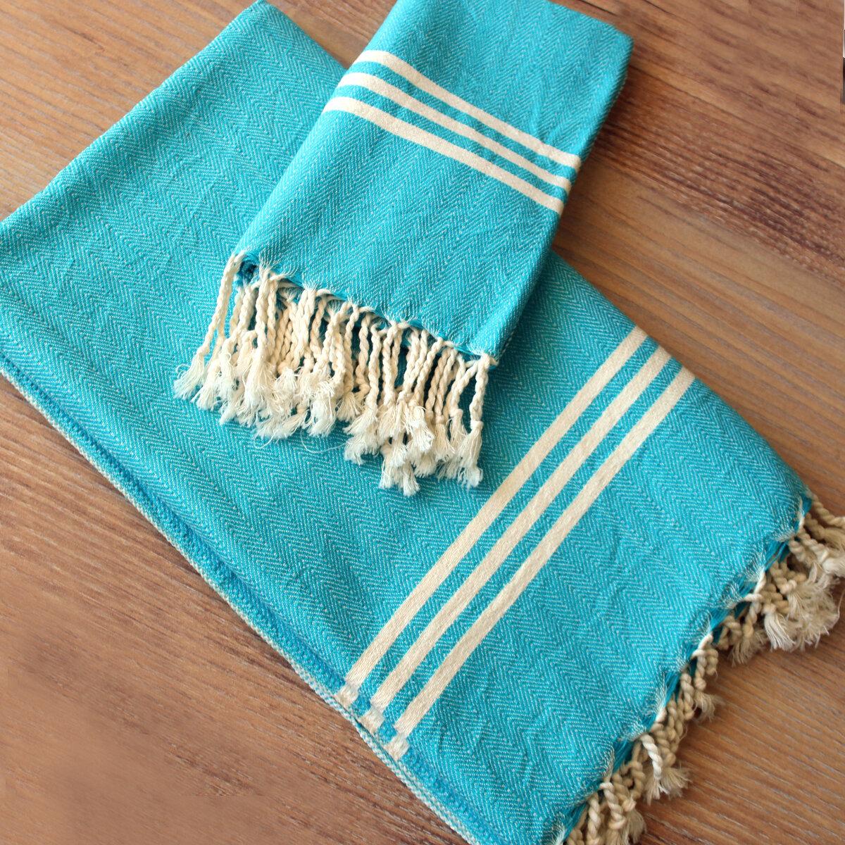 Gift Set from QuiQuattro - Turkish towel hand towel and a soap