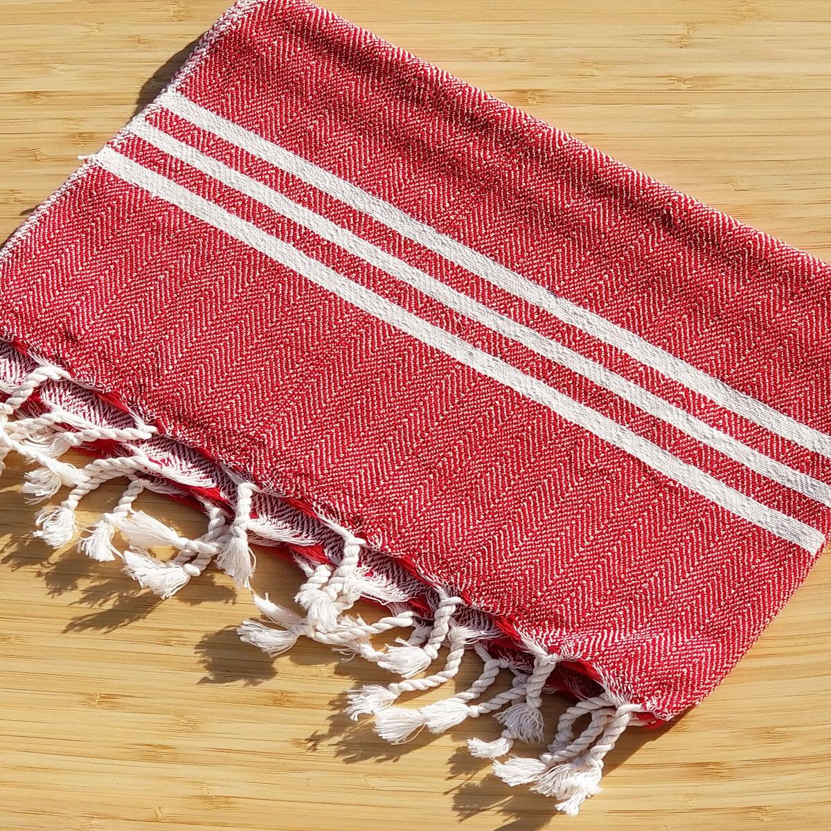 Buckeye Red Turkish Hand Towel – QuiQuattro