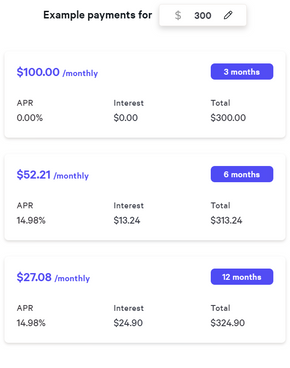 Minocasa Affirm Payment Step 3