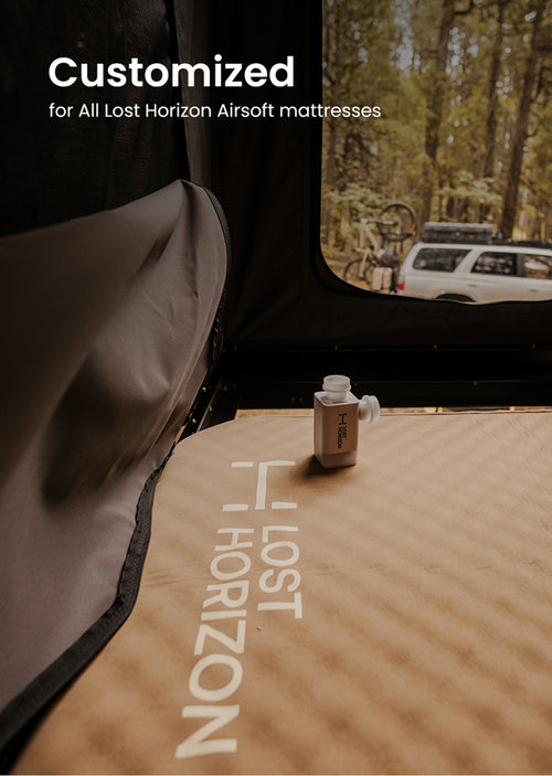 Lost Horizon's Custom Air Pump for Camping Mattresses