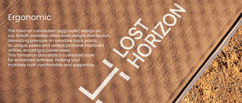 Lost Horizon Ergonomic Egg Crate Pattern Mattress