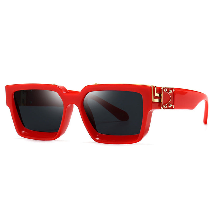 Shade Red Gold Oversized Sunglasses - VEE MICHAELSON BOUTIQUE, LLC