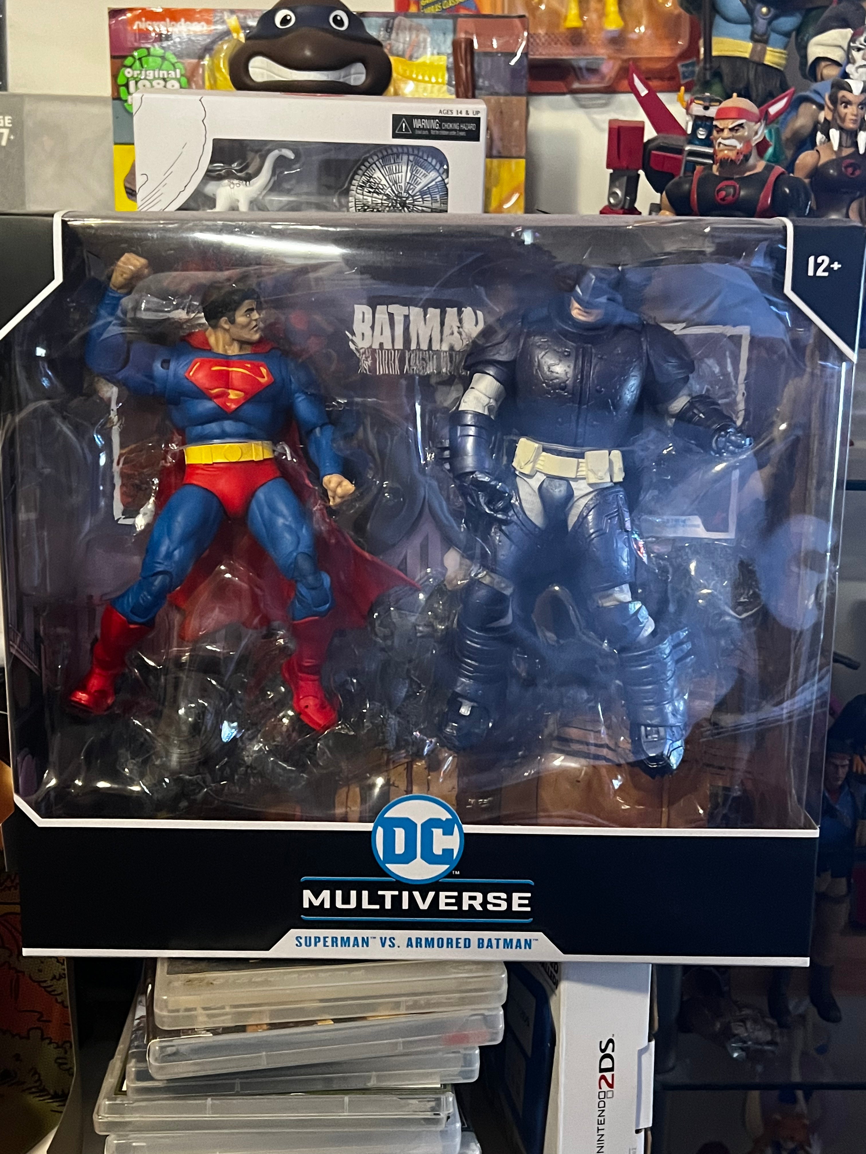 MCFARLANE DC MULTIVERSE 7" ACTION FIGURE MULTIPACK - SUPERMAN VS. ARMORED BATMAN