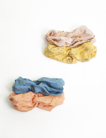 Collection of peace silk hair bands