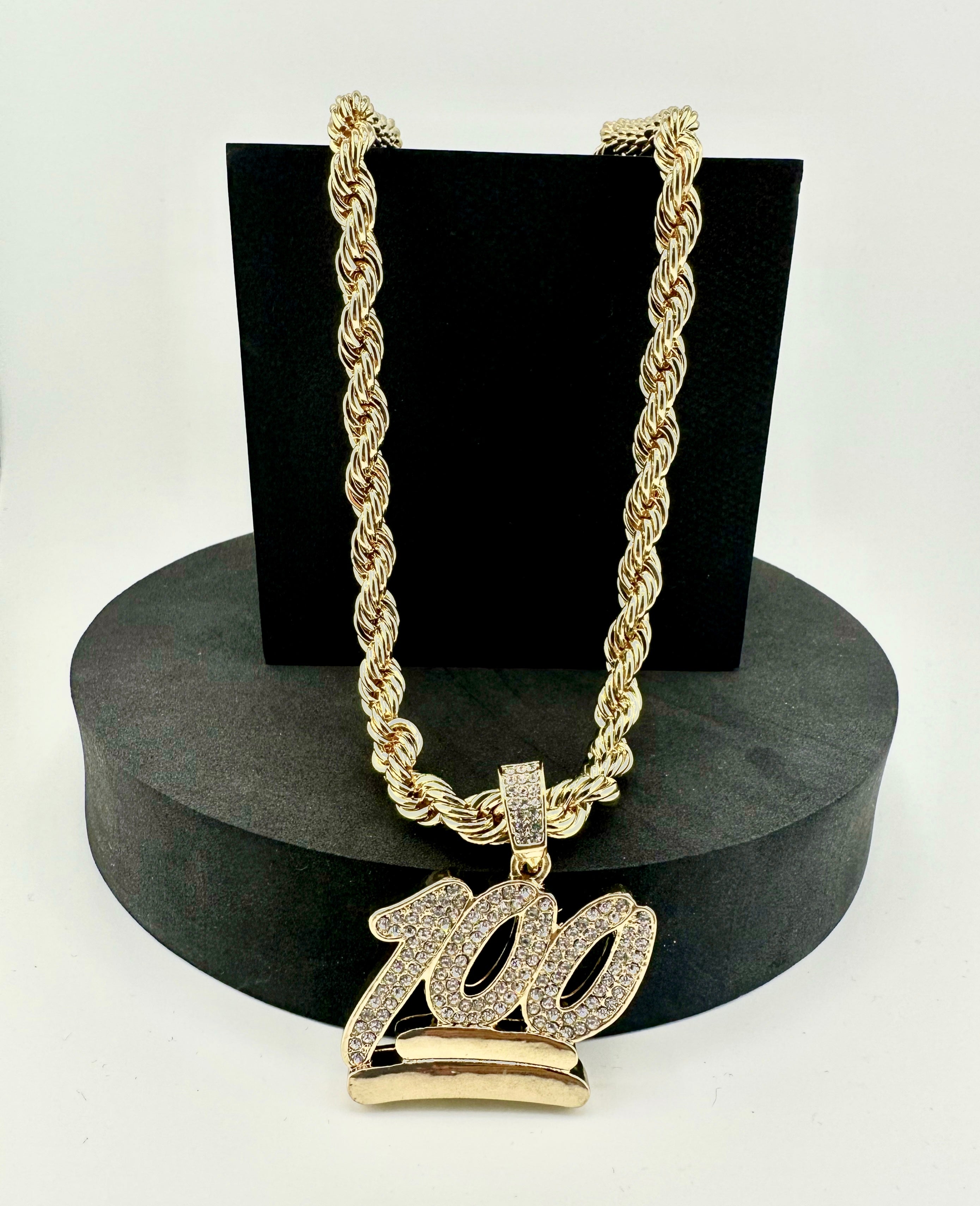 Fashion Gold (not real) 24in Chain with Pendant