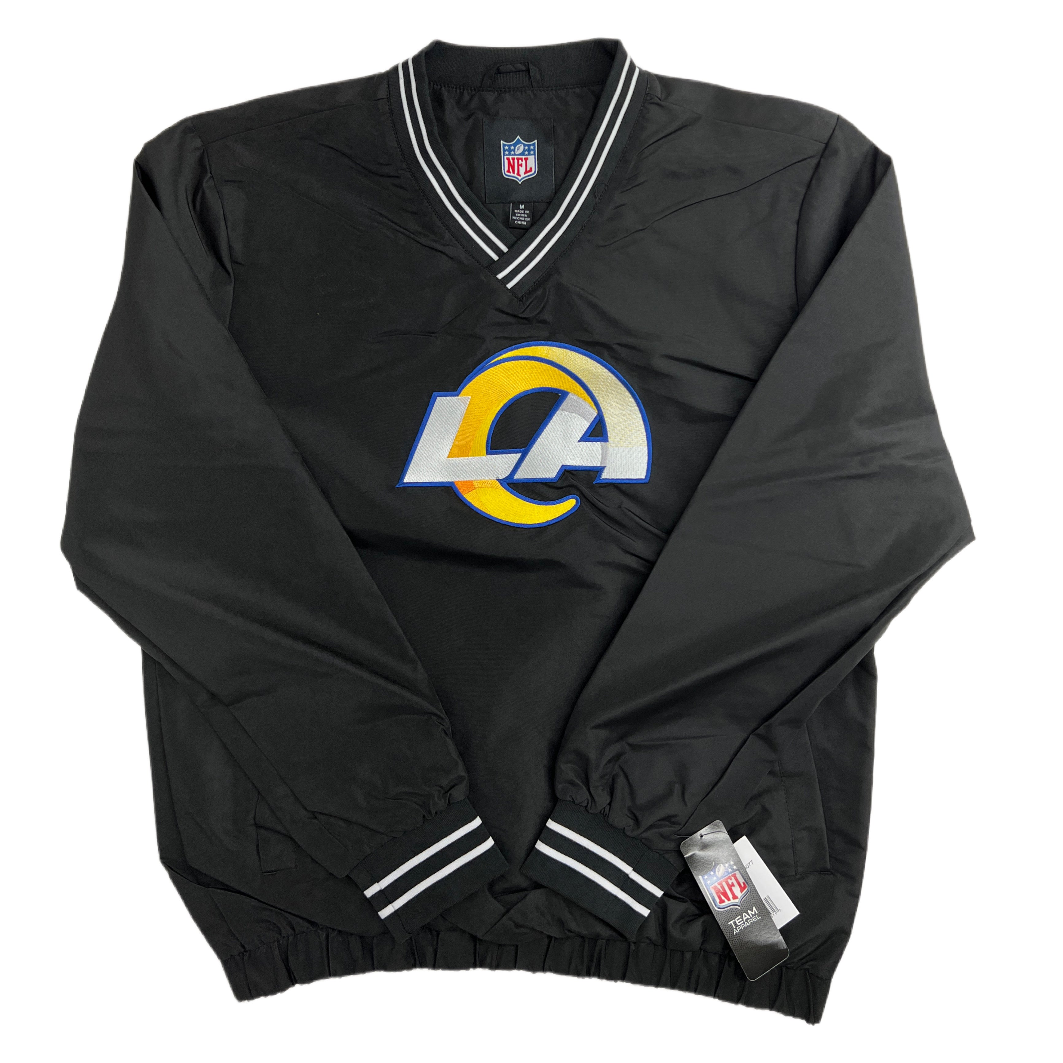 San Francisco 49ers Windbreaker with Pocket - Black