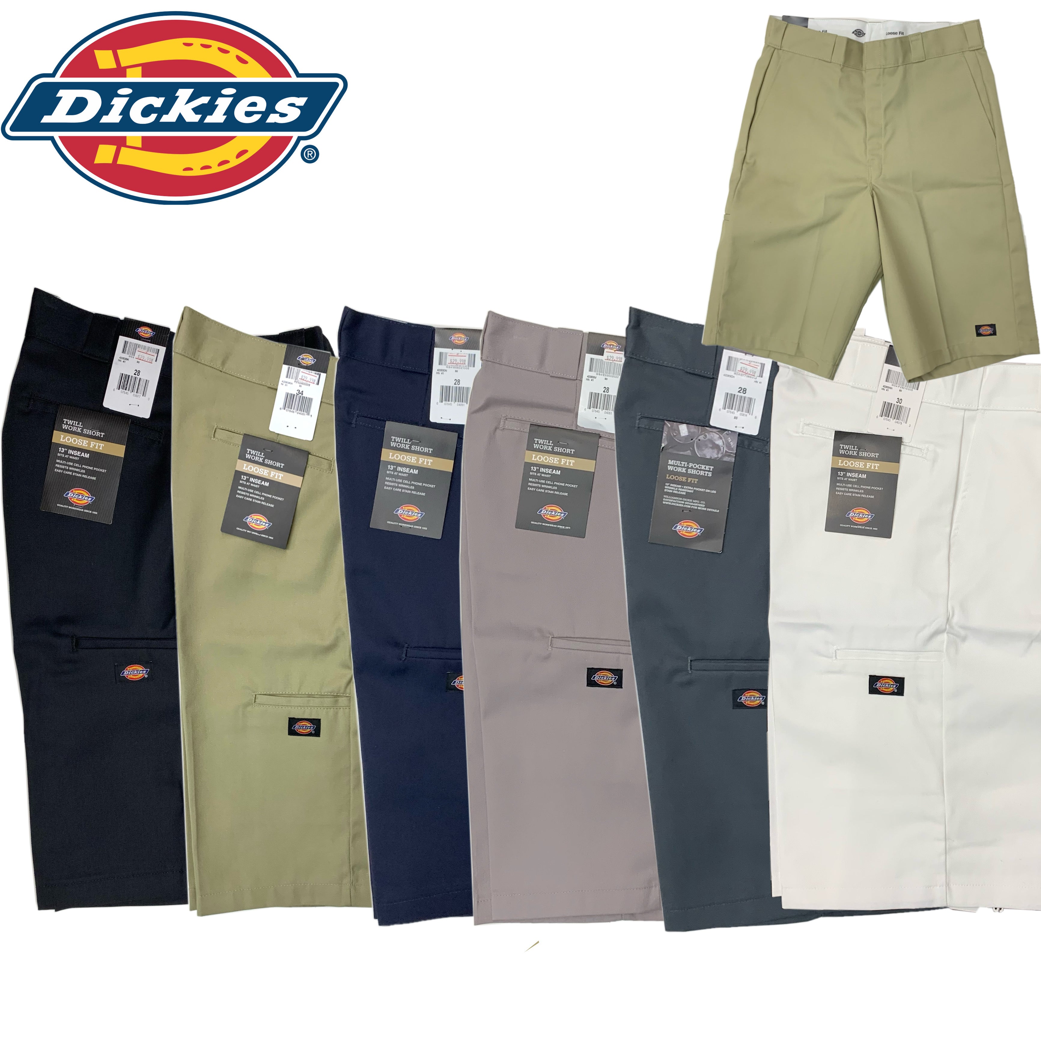 Dickies Men's Cargo Pants, Six-Pocket Relaxed Fit Straight Leg