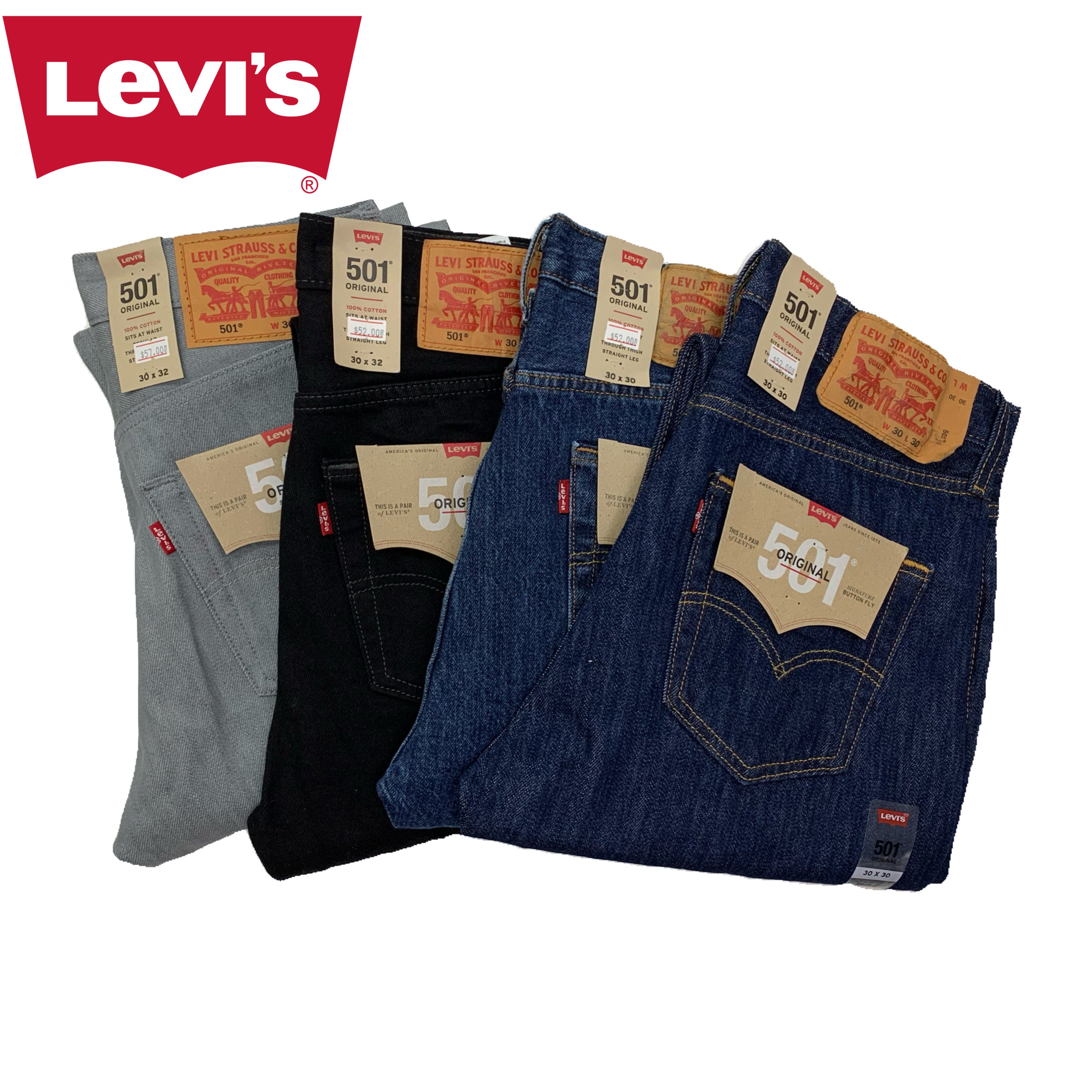 Levi's 501 Shrink-to-Fit - Grey