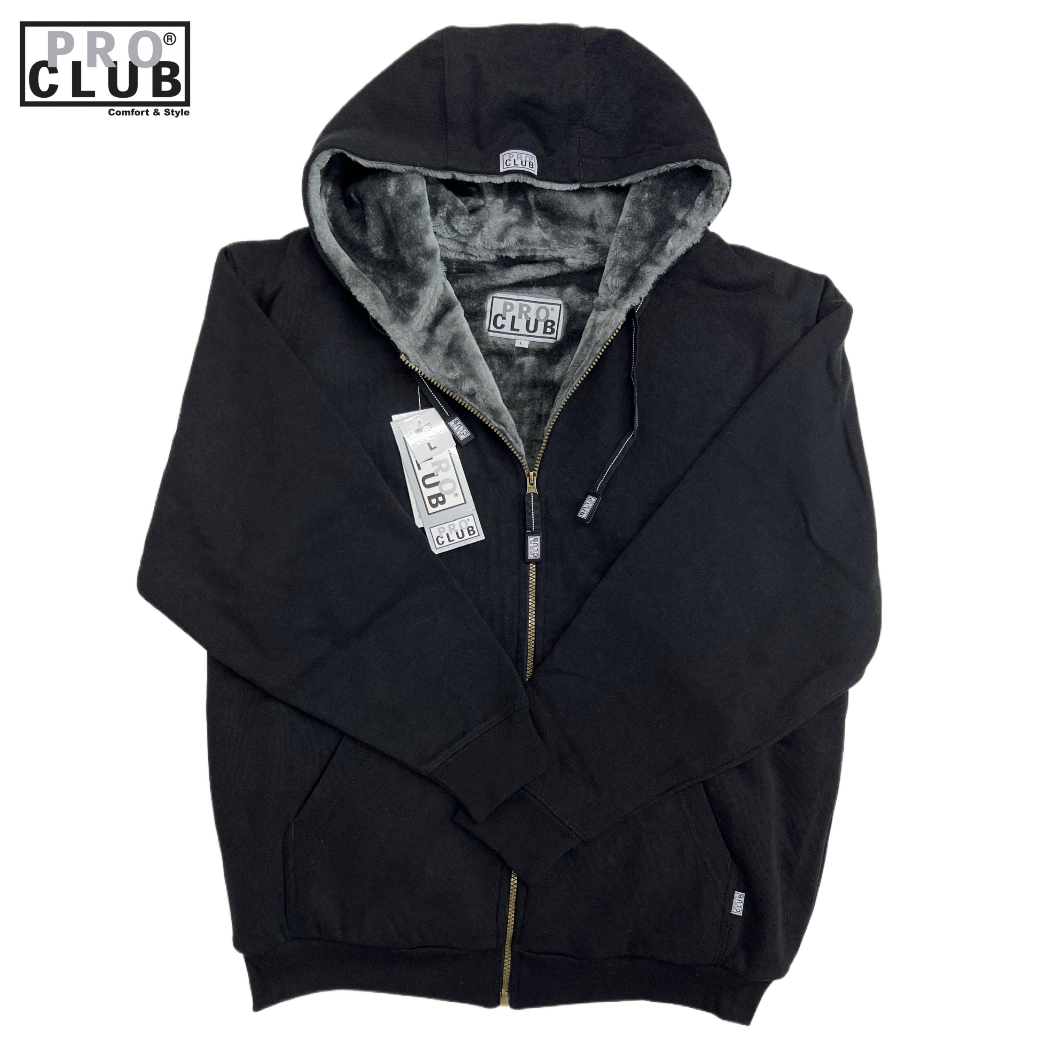 Pro Club Men's Heavyweight Full Zip Fleece Hoodie