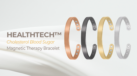 HEALTHTECH™ Cholesterol Blood Sugar Magnetic Therapy Bracelet 