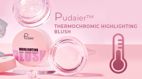 Pudaier™ Thermochromic Highlighting Blush
