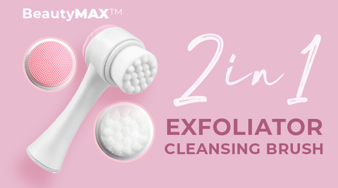 BeautyMAX™ 2-in-1 Exfoliator Cleansing Brush 