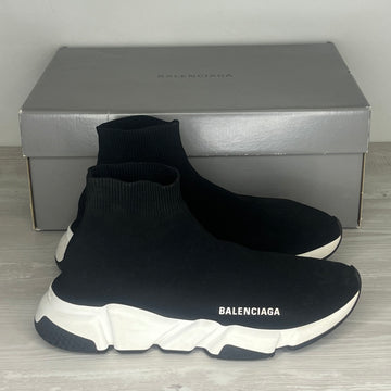 nikkel halt modtagende Balenciaga Sneakers, 'Black/White' Speed Trainers (44) – DelsouX Universe