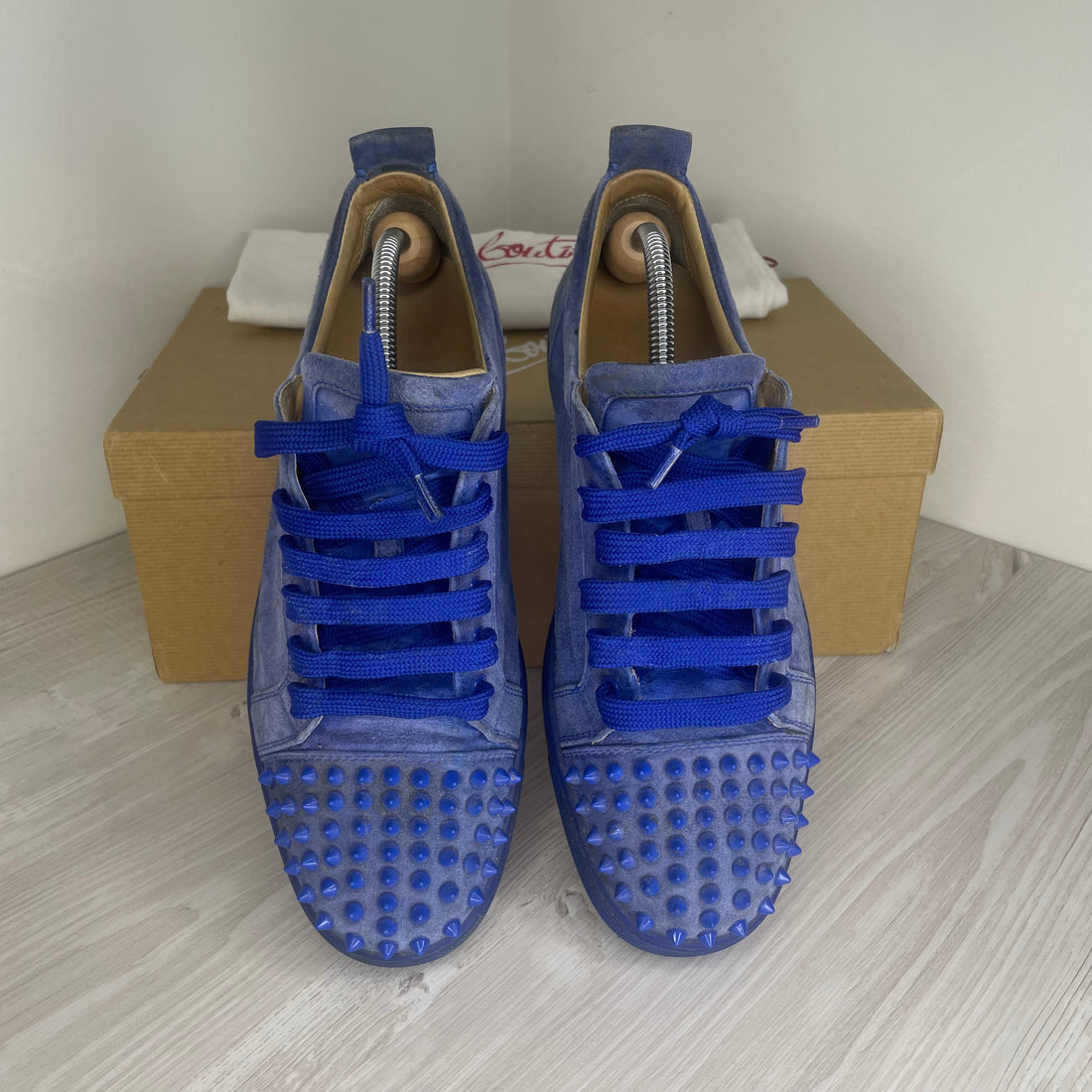 Louboutin Sneakers, 'Electric Junior Spikes (42) – DelsouX Universe