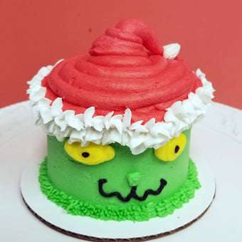 Holiday Grinch Bundt Cake