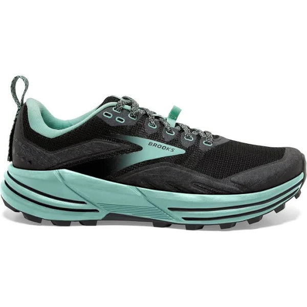 Brooks Women's Cascadia 16 WIDE -Black/Ebony/Yucca