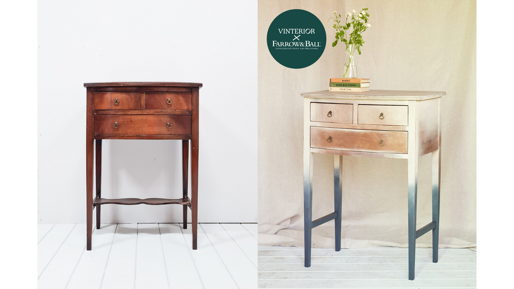 Vinterior X Farrow & Ball Antique Side Table