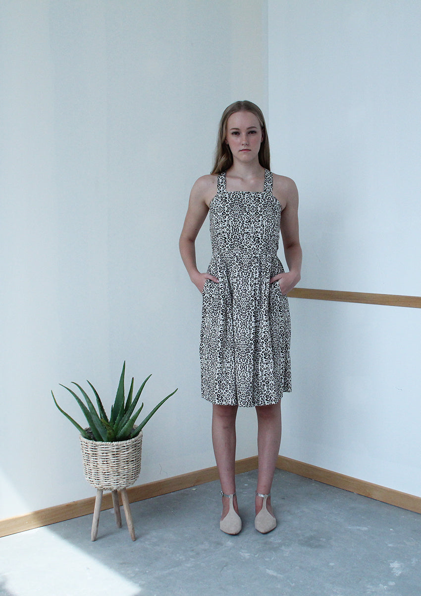 dv8 leopard print dress