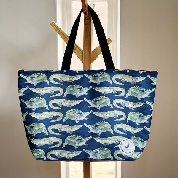 Tote Bag | Navy Crocs