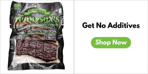 Thompson's Smokehouse Jerky | Real Steak Strips Jerky without additives