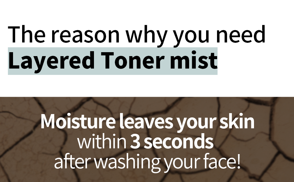 the reason why you need layered toner mist for dry skin