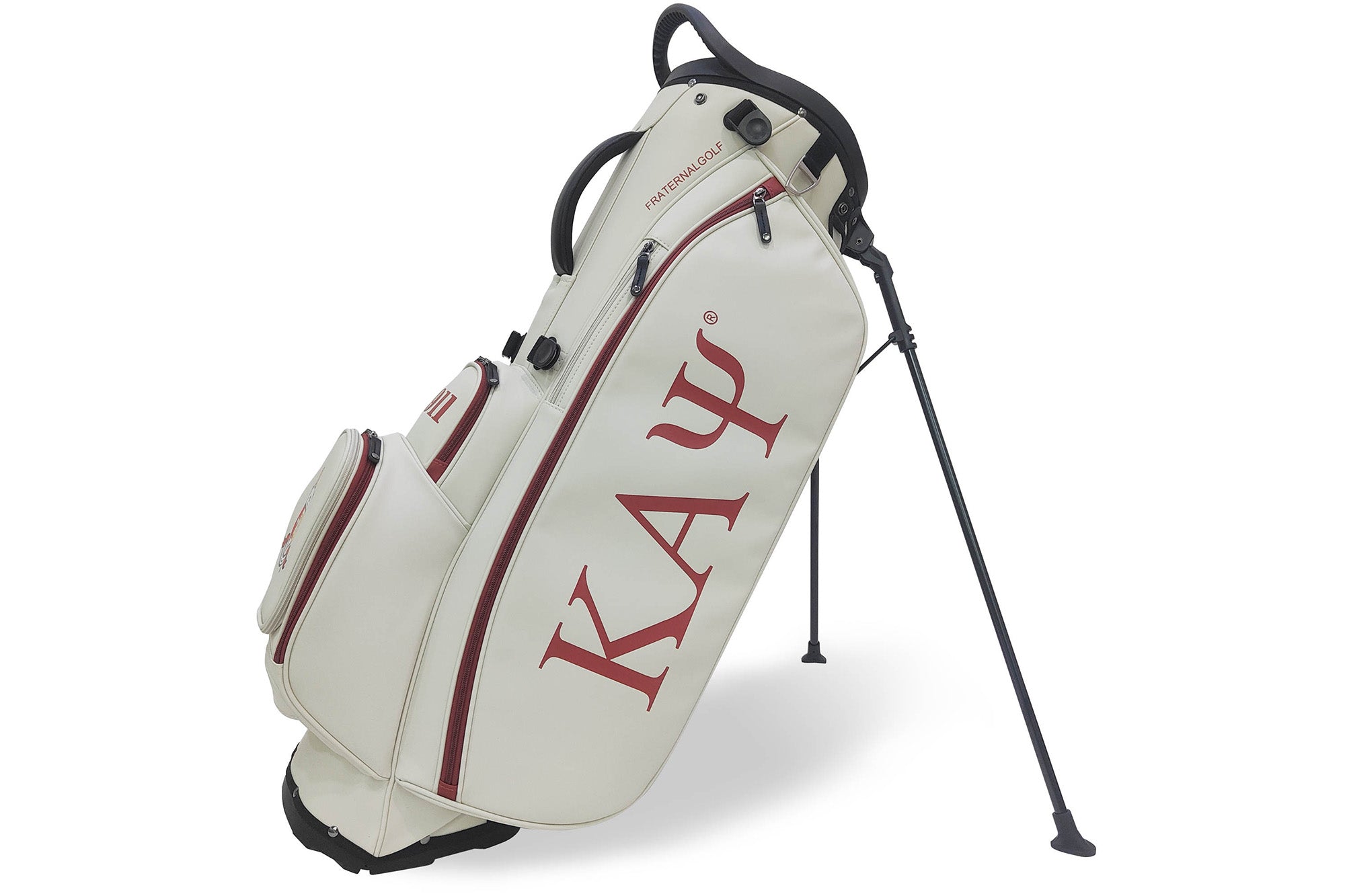 Kappa Alpha Psi Cream Golf Stand Bag