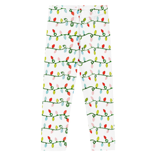Watercolor Christmas Lights Wide-Leg Pajama Pants – The Crafted