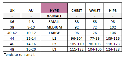 Size Guide - Trend Ripple