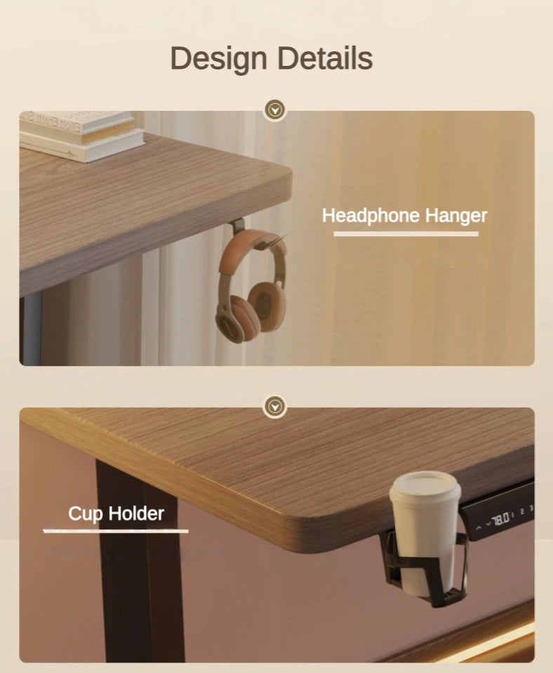 Minimalist Wooden Electric Standing Desk Work Table_11