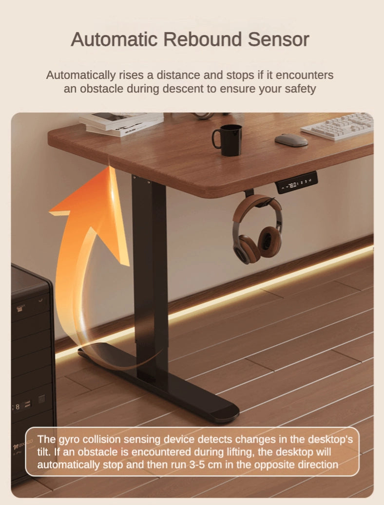 Minimalist Wooden Electric Standing Desk Work Table_4