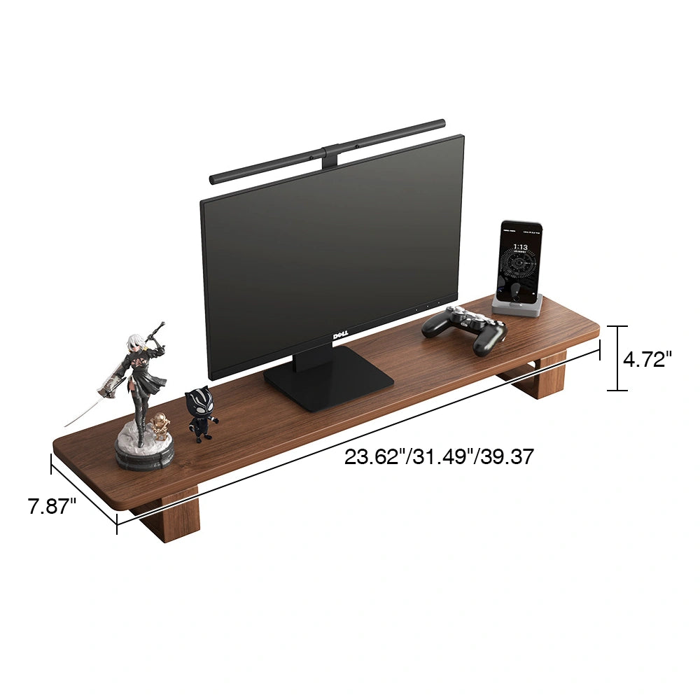 Wooden Monitor Stand Riser Organizer for Desk_55