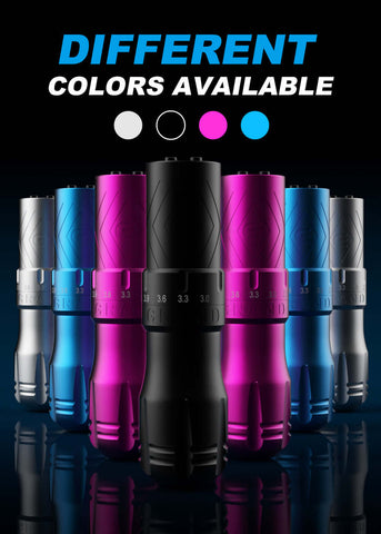 EMALLA GRAND Wireless Tattoo Pen Machine with different colors available