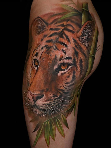 tiger realism tattoo works