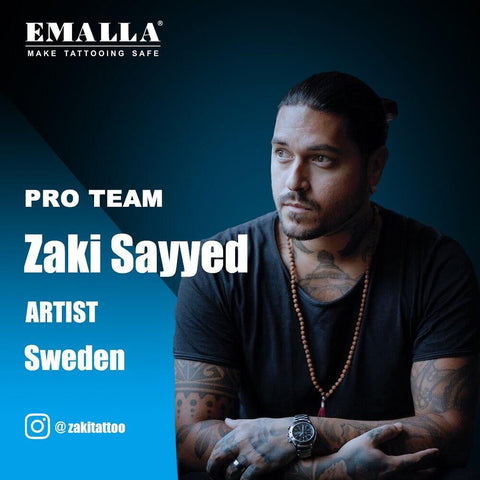 emalla sponsored tattoo artist zaki