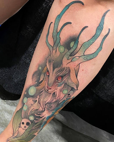 princess mononoke studio ghibli tattoo