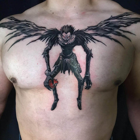 Ryuk tattoo who is the Shinigami from the Death Note