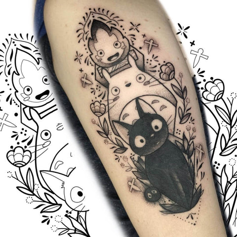 studio ghibli tattoo