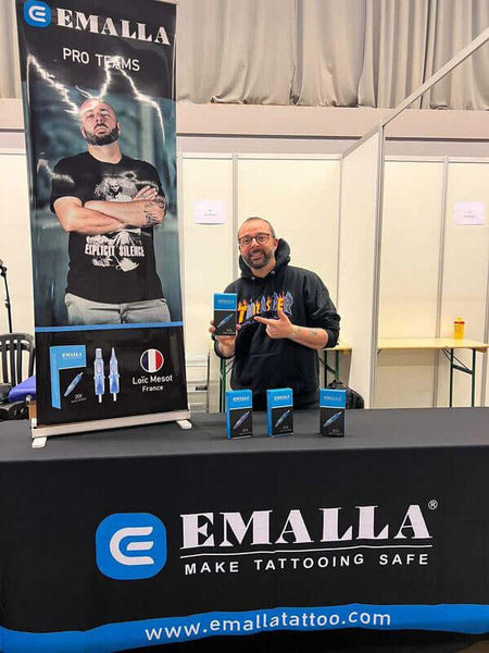 Emalla pro team artist attended Alchemy Tattoo Expo in Switzerland