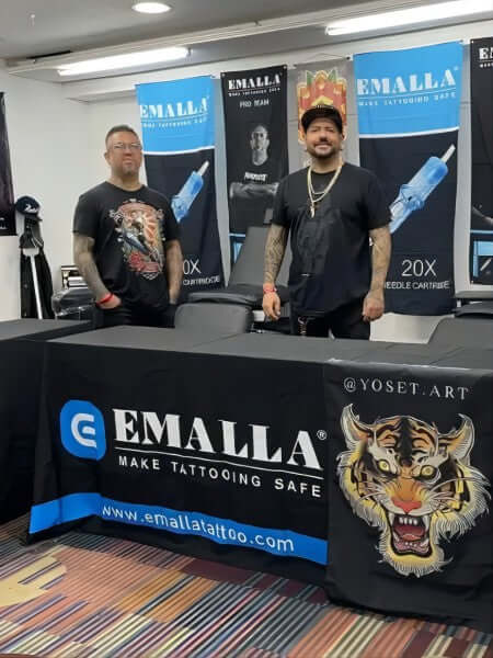 emalla artists at tattoo expo MARGARITA INK FEST in Venezuela