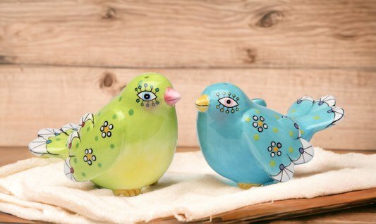 Ceramic Robin Bird Magnetic Salt & Pepper Shakers, Home Décor, Gift fo –  kevinsgiftshoppe